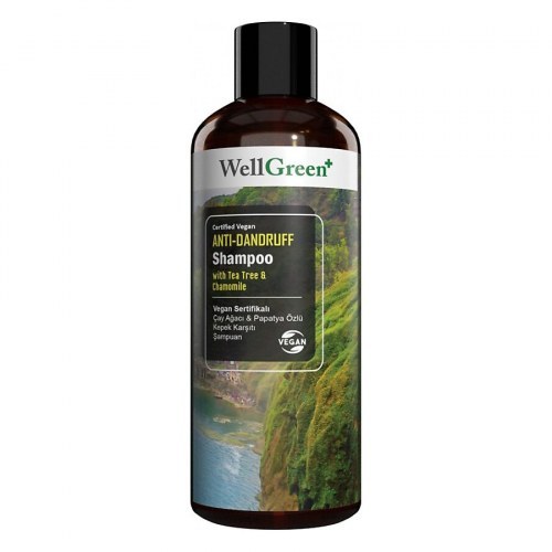 WellGreen+ Çay Ağacı & Papatya Özlü Kepek Karşıtı Şampuan - 300 ml