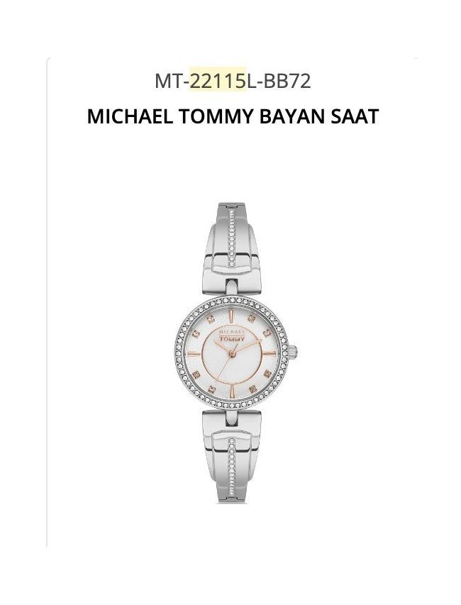 Michael Tommy MT-22115L-BB72 Kadın Kol Saati