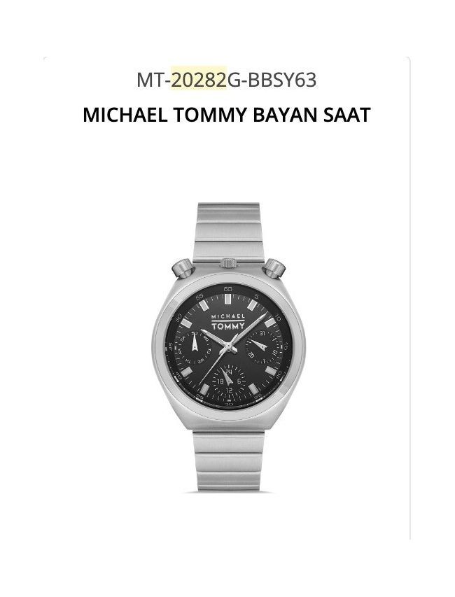 Michael Tommy MT-20282G-BBSY63 Kadın Kol Saati