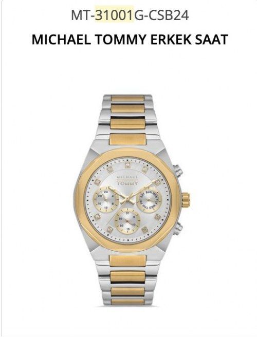 Michael Tommy MT-31001G-CSB24 Erkek Kol Saati
