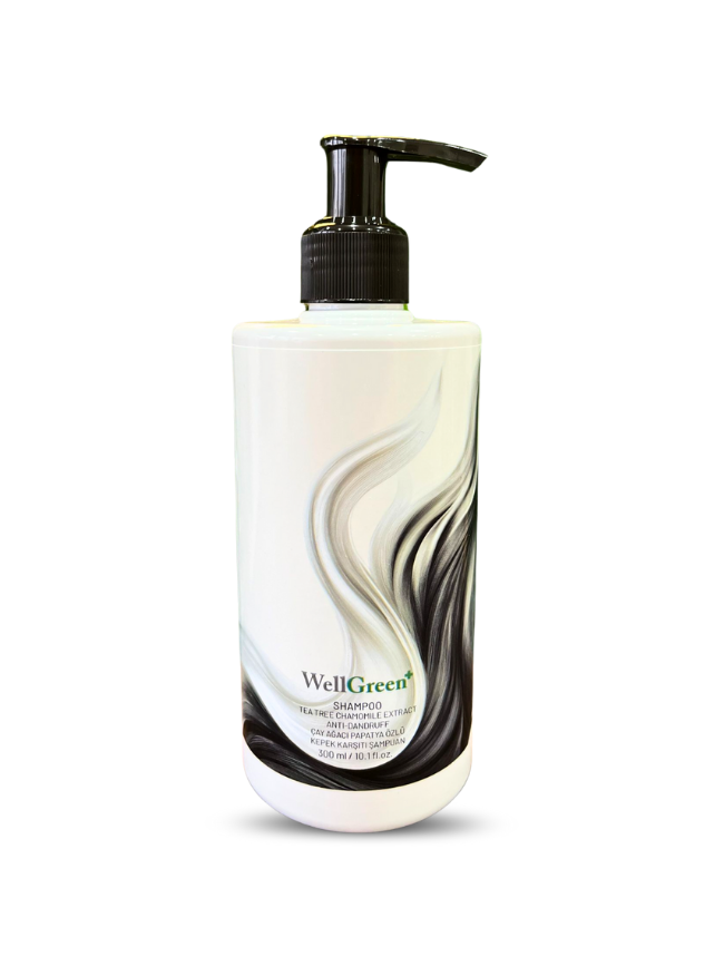 WellGreen+ Çay Ağacı & Papatya Özlü Kepek Karşıtı Şampuan - 300 ml