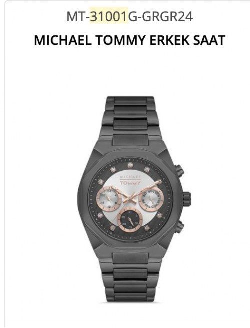 Michael Tommy MT-31001-GRGR24 Erkek Kol Saati